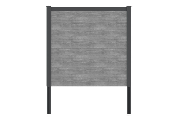 VIDU-AL snap 140, H= 1,6 m, Grey Oak