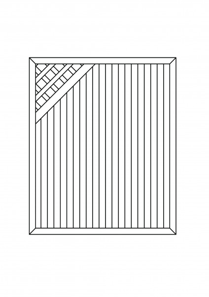 Kombi-Element Ecke B = 1,50 x H = 1,80 m